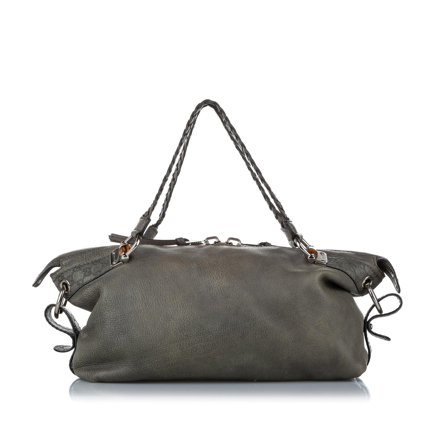 G*G Bamboo Bar Leather Shoulder Bag (SHG-19143)