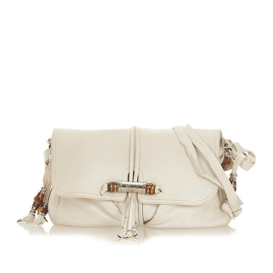G*G Bamboo Hip Leather Crossbody Bag (SHG-20079)
