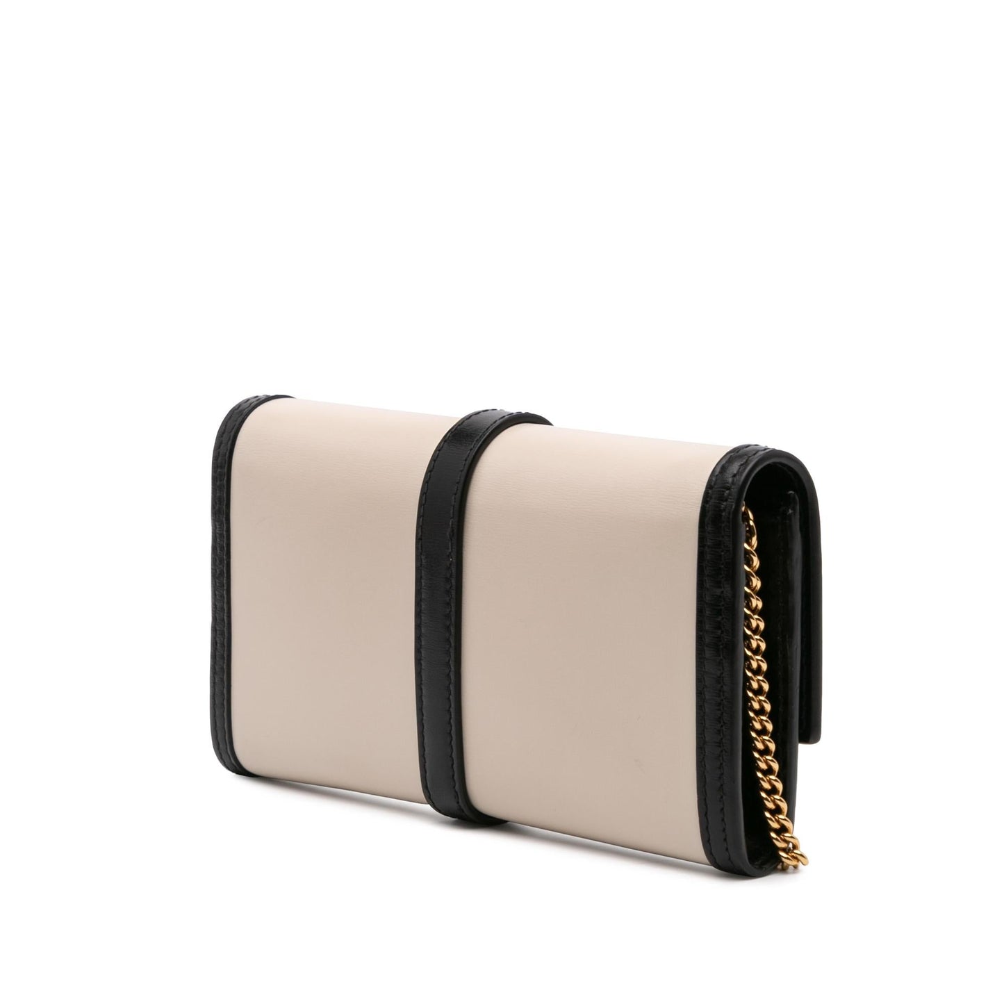 Gucci Bicolor Calfskin Jackie 1961 Wallet On Chain