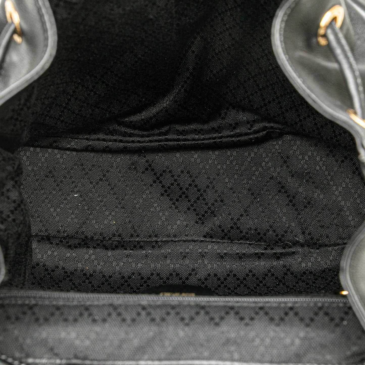 Gucci Calfskin Bamboo Drawstring Backpack