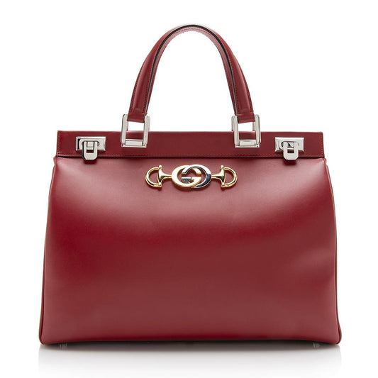Gucci Calfskin Zumi Convertible Tote (SHF-14170)