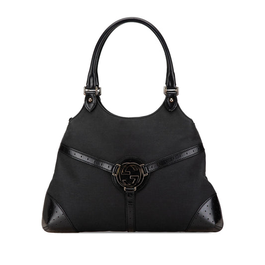 Gucci Canvas Reins Shoulder Bag