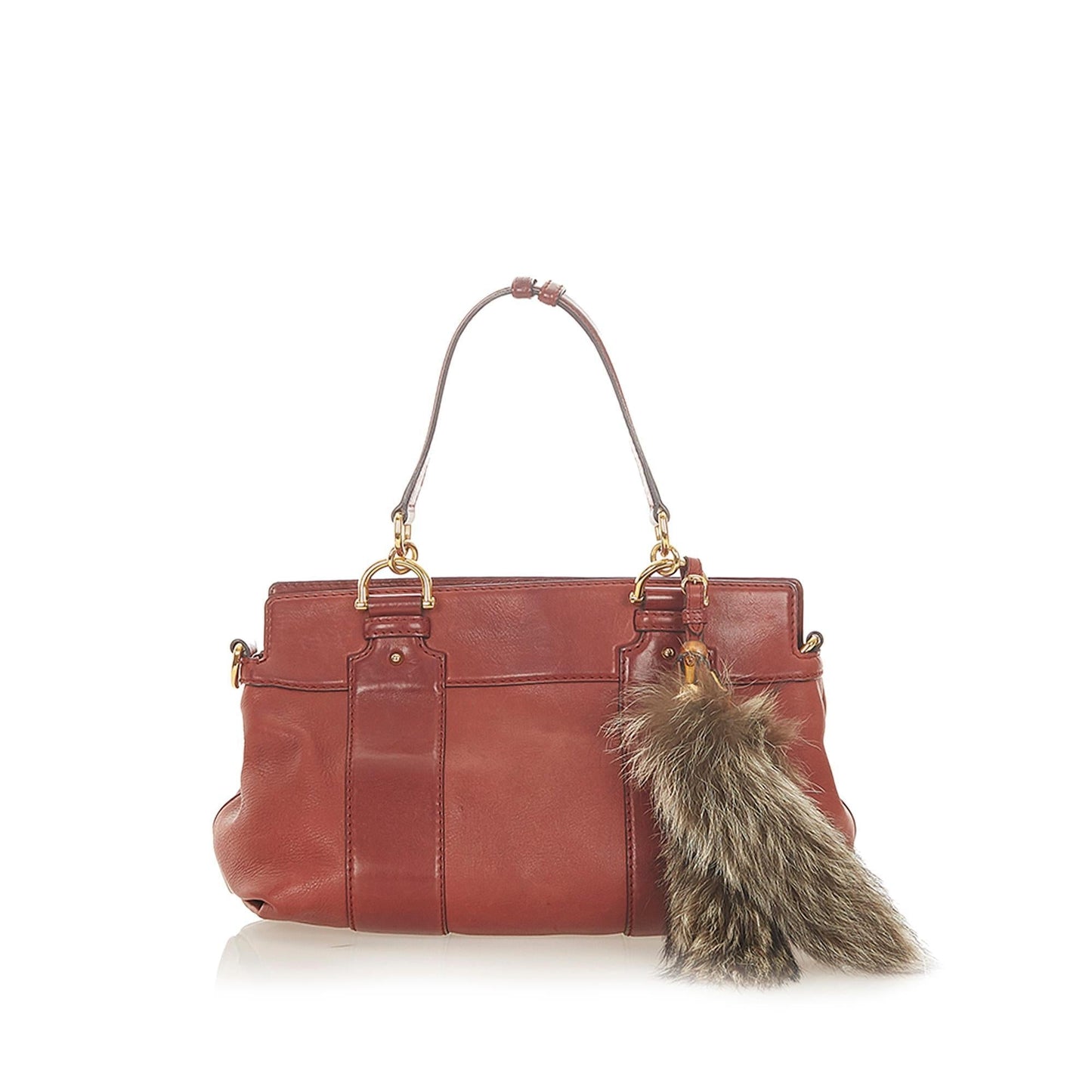 G*G Crest Leather Shoulder Bag (SHG-19407)
