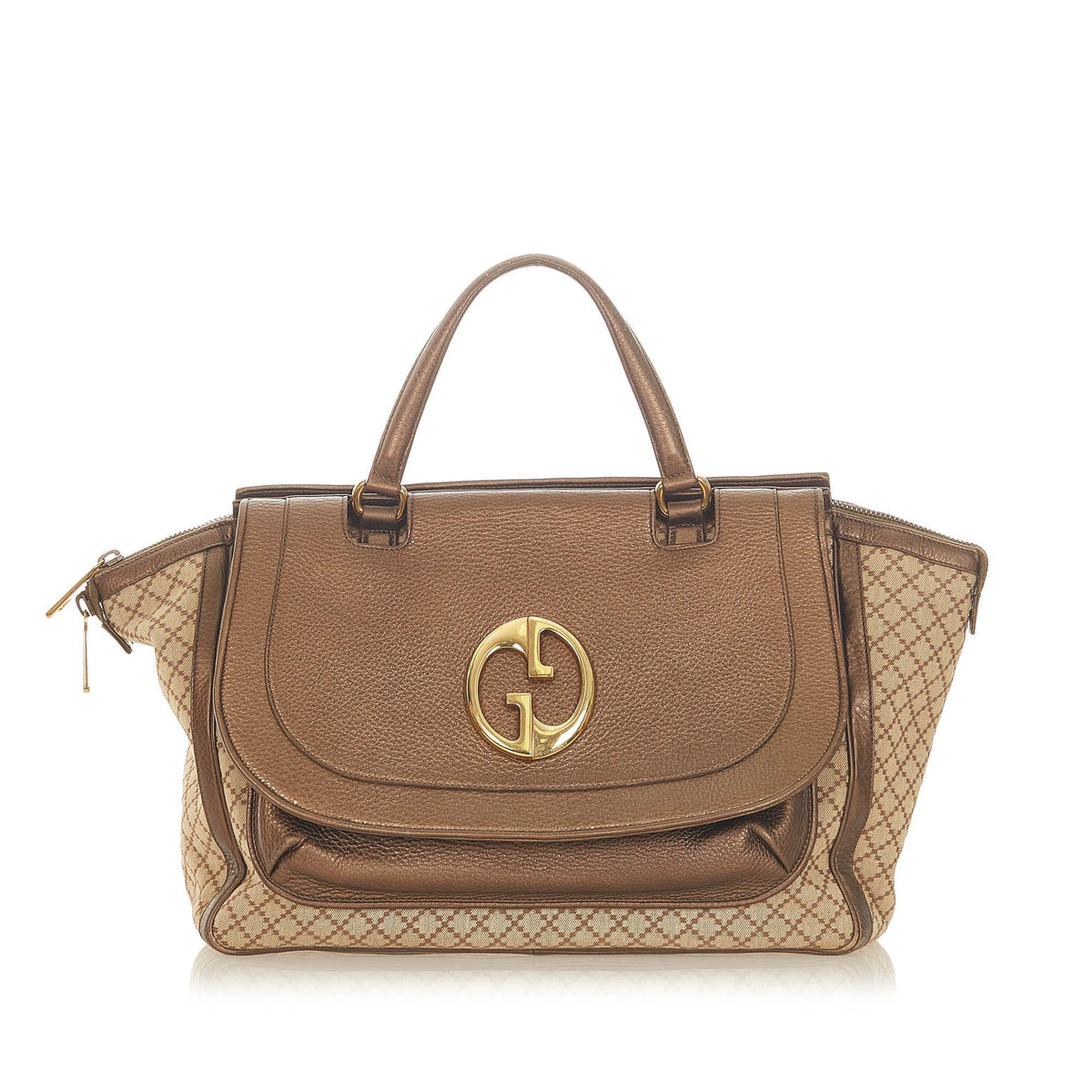 G*G Diamante 1973 Canvas Handbag (SHG-20435)