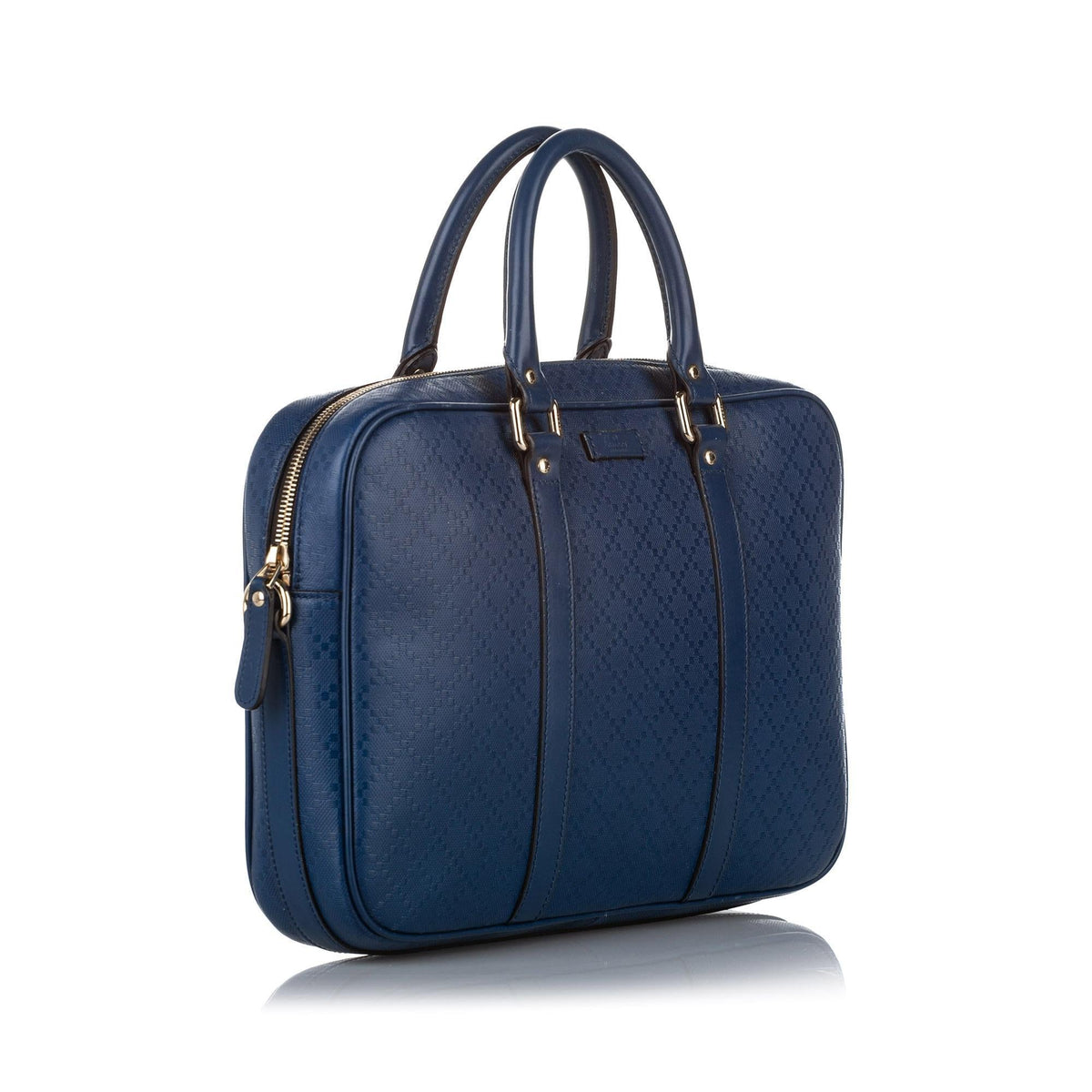 G*G Diamante Bright Leather Briefcase (SHG-18894)