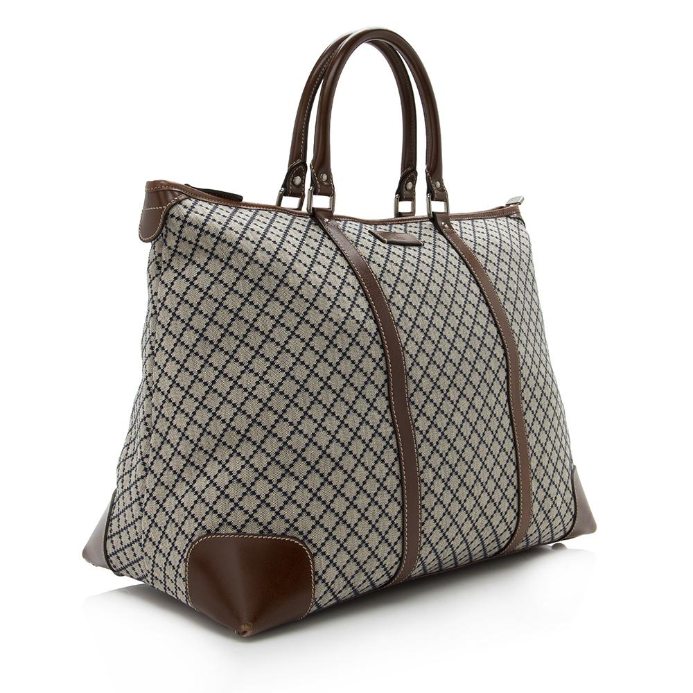 Gucci Diamante Canvas Joy Large Zip Tote (SHF-14091)