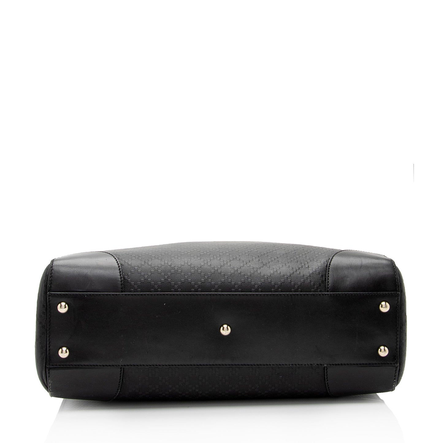 Gucci Diamante Leather Bright Medium Tote (SHF-wVVyJu)