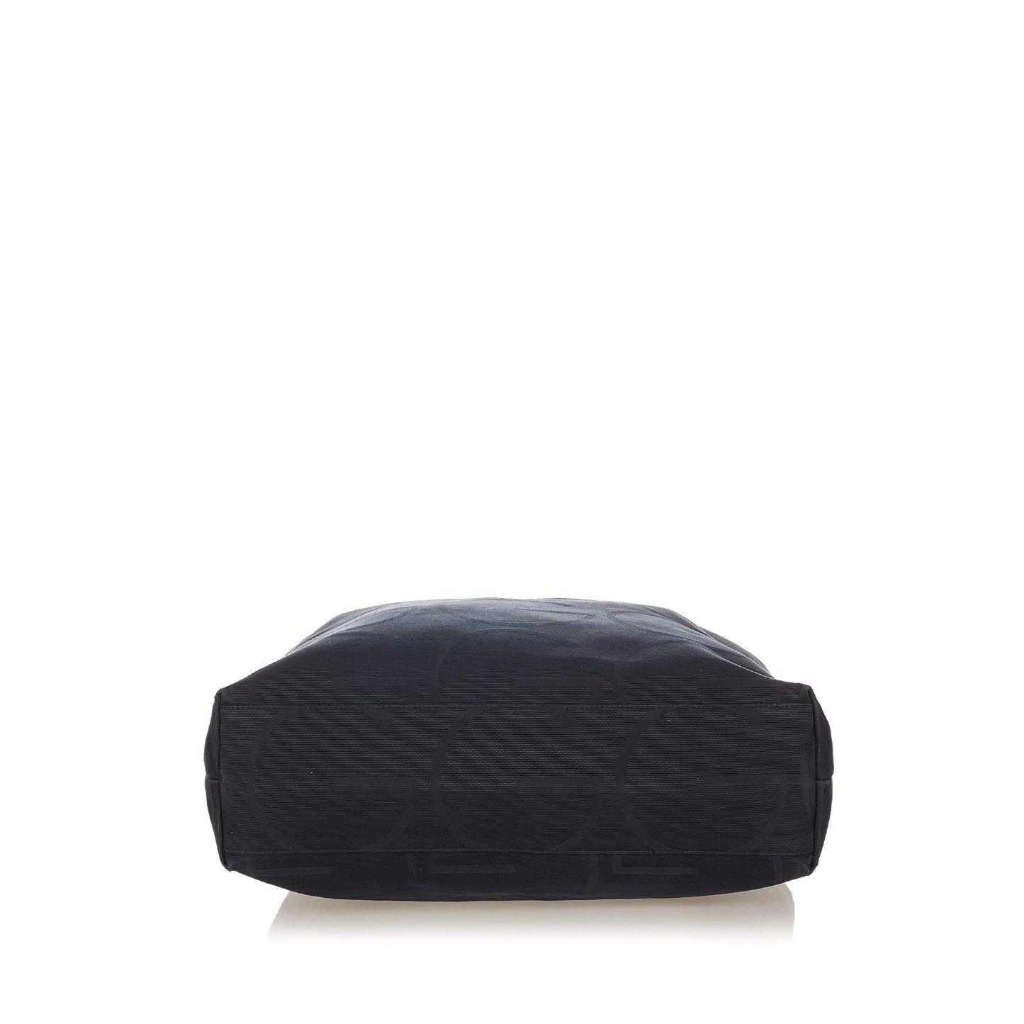 Gucci G Logo Canvas Web Tote Bag