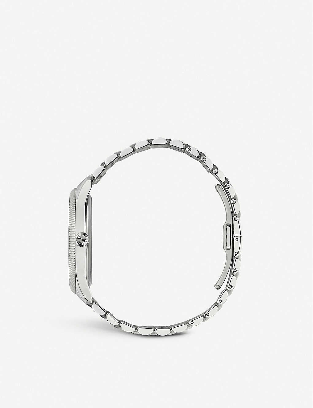 GUCCI G-TIMELESS 40 MM STAINLESS STEEL WATCH