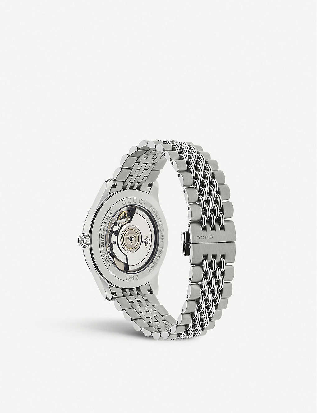 GUCCI G-TIMELESS 40 MM STAINLESS STEEL WATCH