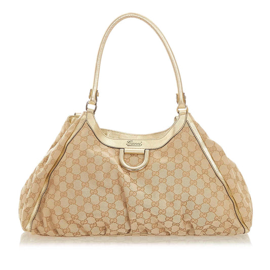 G*G GG Canvas Abbey D-Ring Shoulder Bag (SHG-19706)