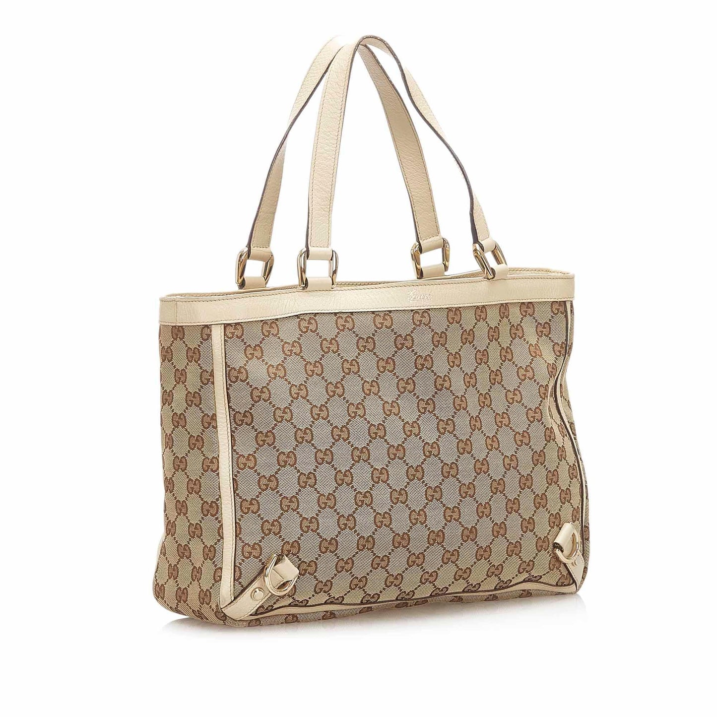 Gucci GG Canvas Abbey D- Ring Tote Bag (SHG-18054)