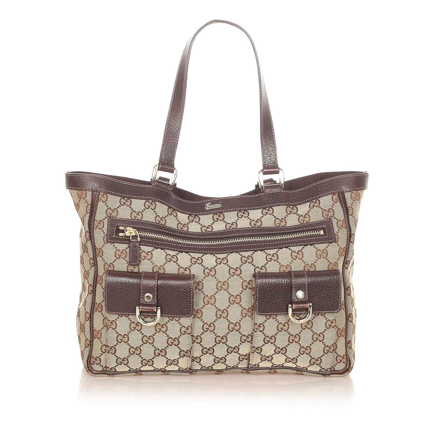 Gucci GG Canvas Abbey D-Ring Tote Bag (SHG-20472)