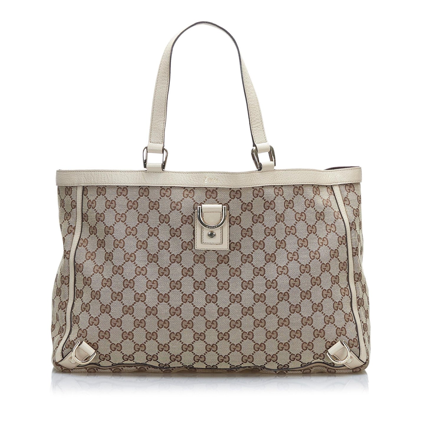 Gucci GG Canvas Abbey D-Ring Tote (SHG-gO6QPU)
