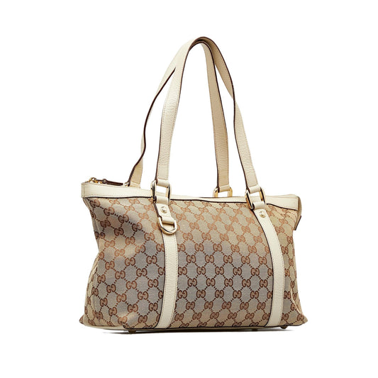 Gucci GG Canvas Abbey D-Ring Tote (SHG-8Z89mZ)