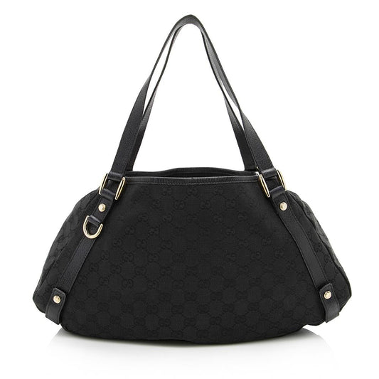 G*G GG Canvas Abbey Medium Shoulder Bag (SHF-14611)