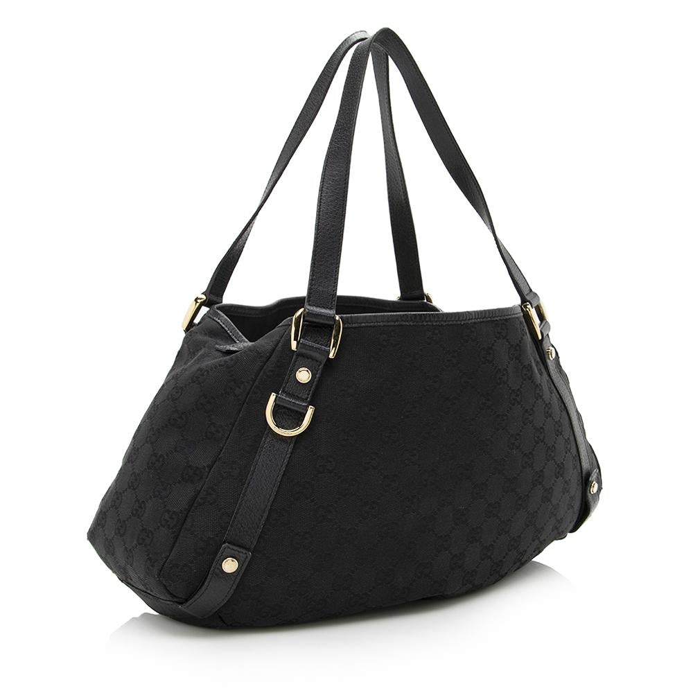 G*G GG Canvas Abbey Medium Shoulder Bag (SHF-14611)