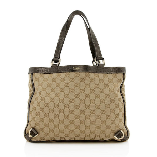 Gucci GG Canvas Abbey Medium Tote (SHF-12202)