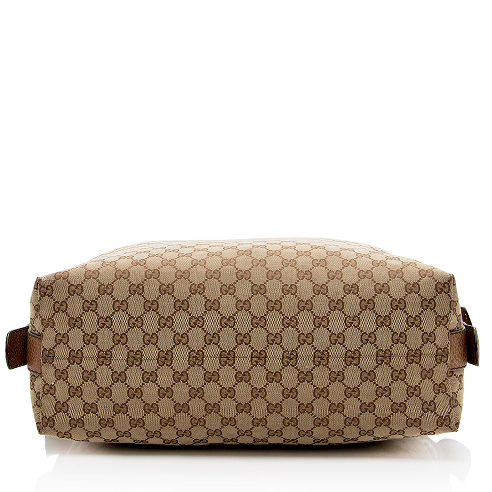 Gucci GG Canvas Bamboo Bar Large Tote - FINAL SALE