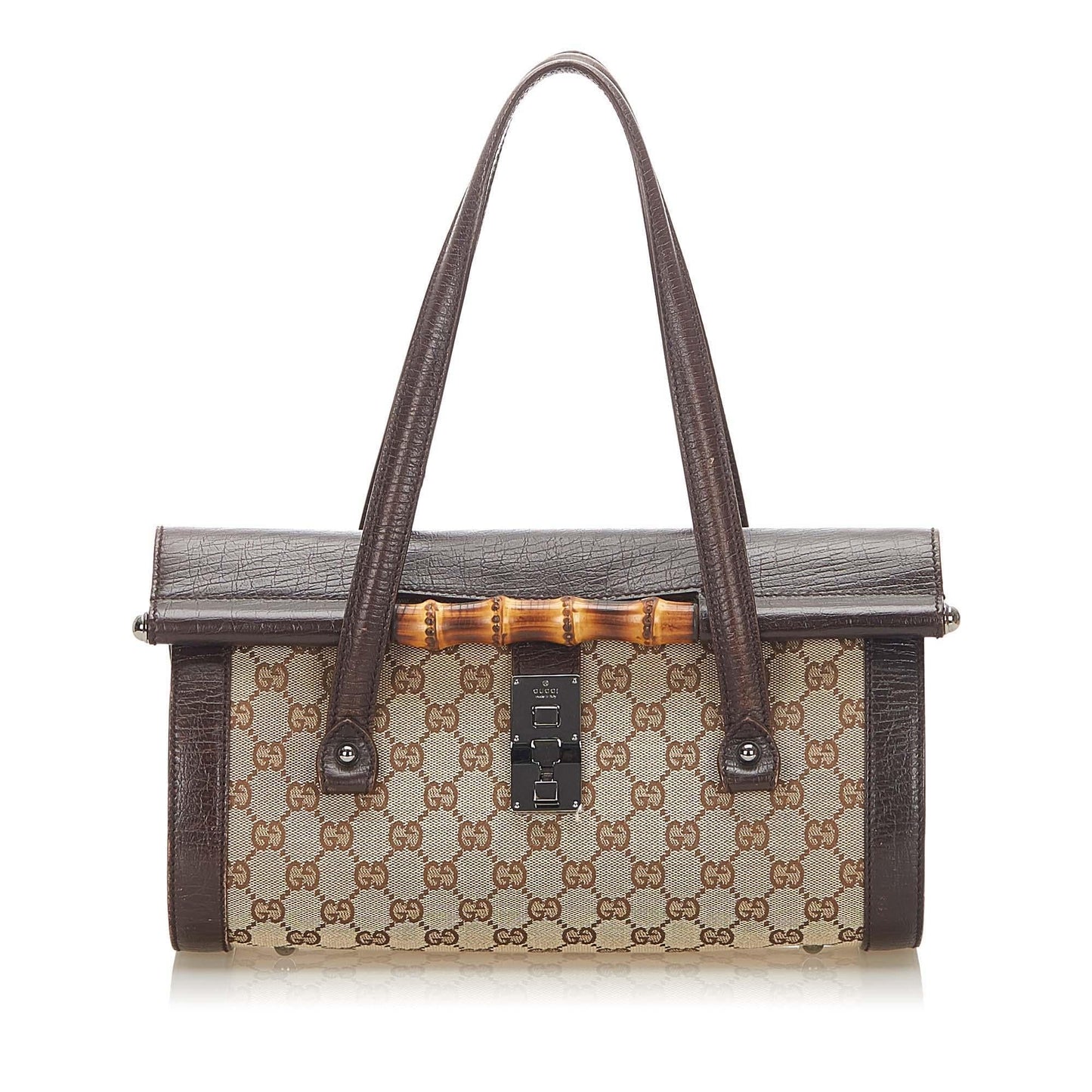 G*G GG Canvas Bamboo Bullet Shoulder Bag (SHG-18771)