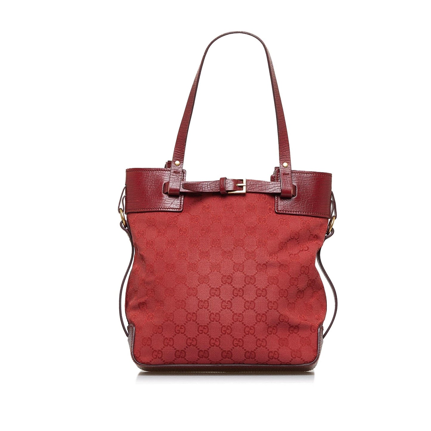 Gucci GG Canvas Belt Tote Bag (SHG-RoMOGQ)