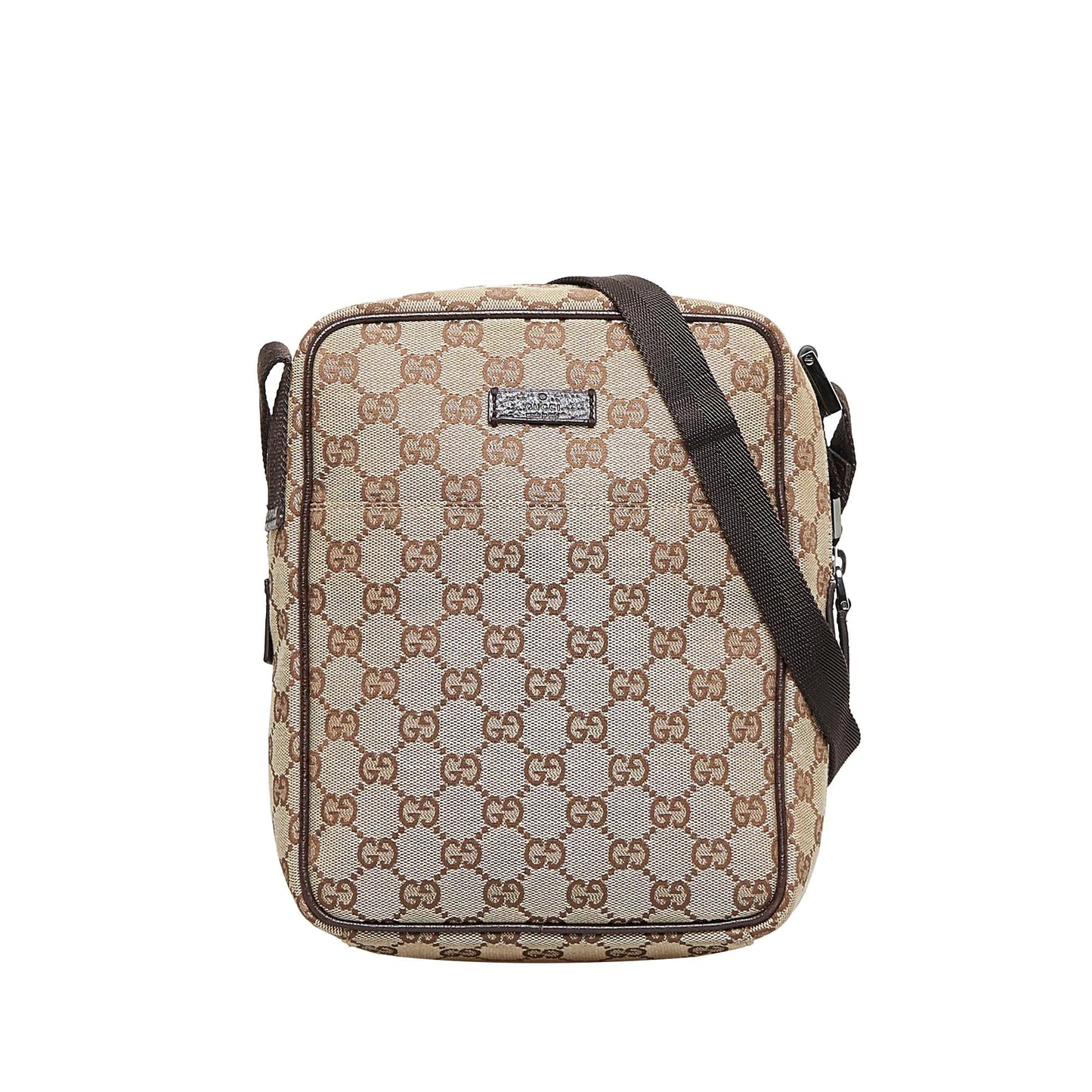 Gucci GG Canvas Crossbody Bag (SHG-6LM6sB)