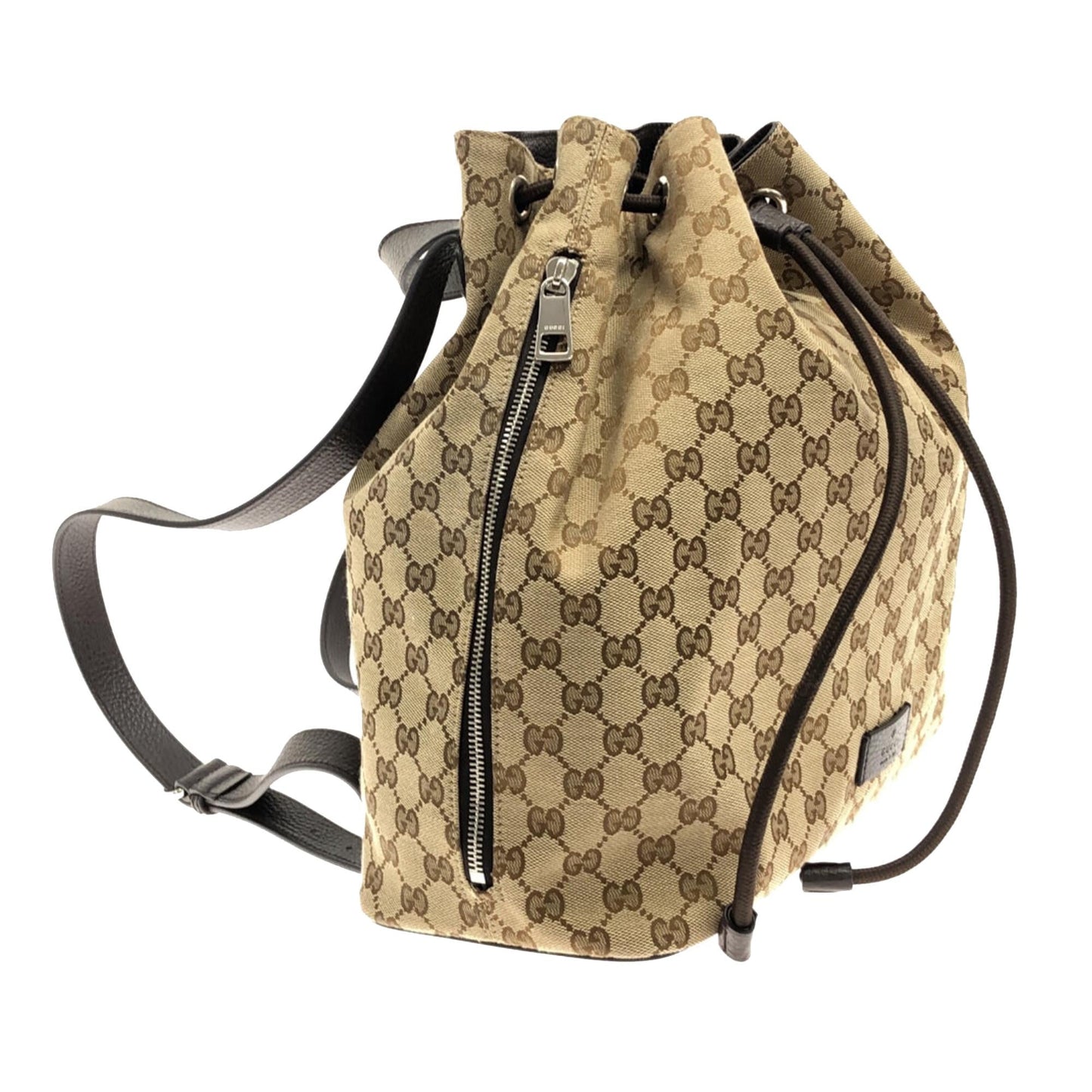 Gucci GG Canvas Drawstring Backpack (SHG-ROBSMj)