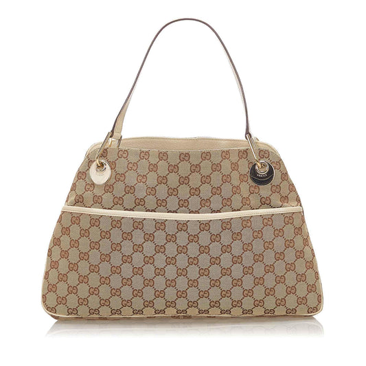 G*G GG Canvas Eclipse Shoulder Bag (SHG-18764)