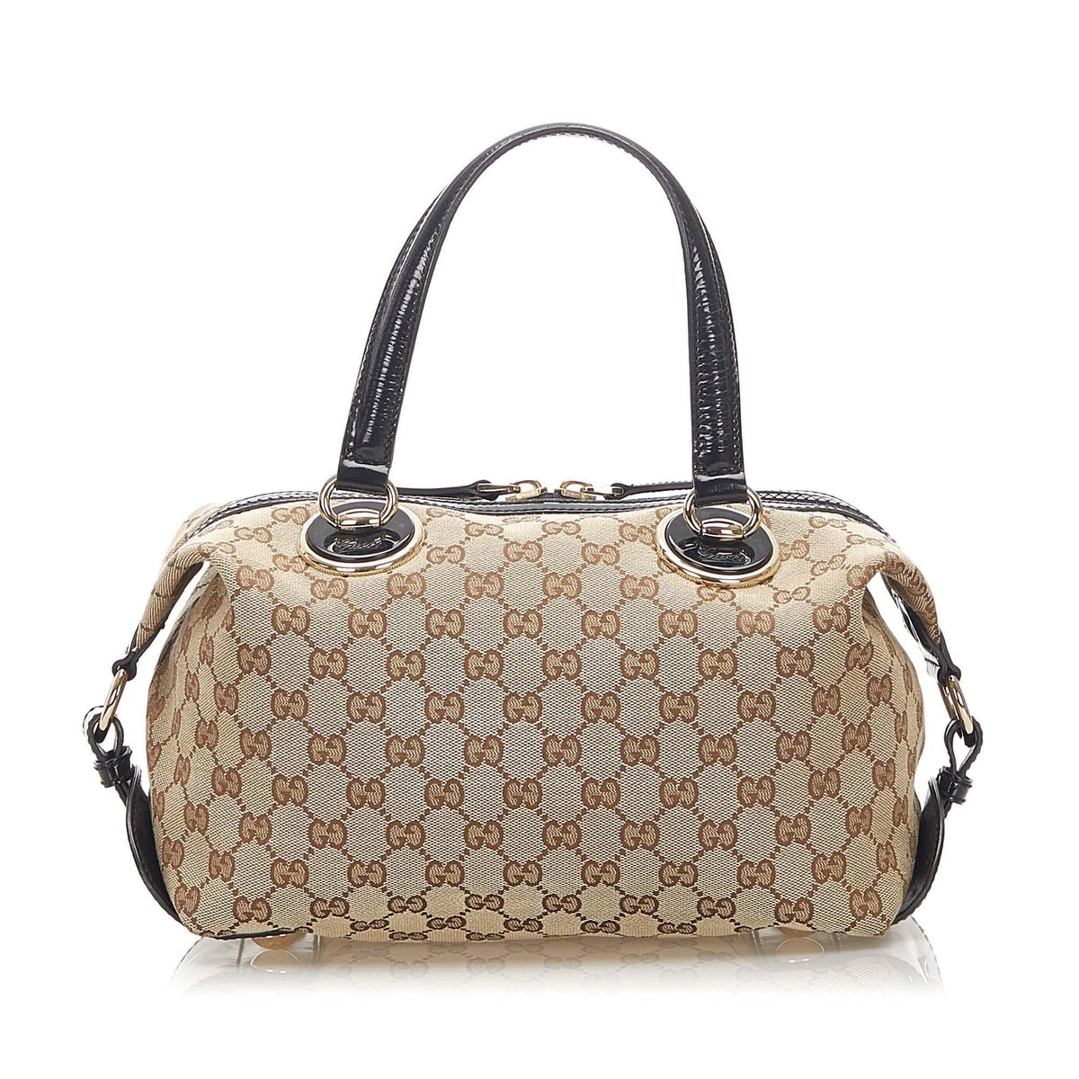 G*G GG Canvas Full Moon Boston Bag (SHG-18986)