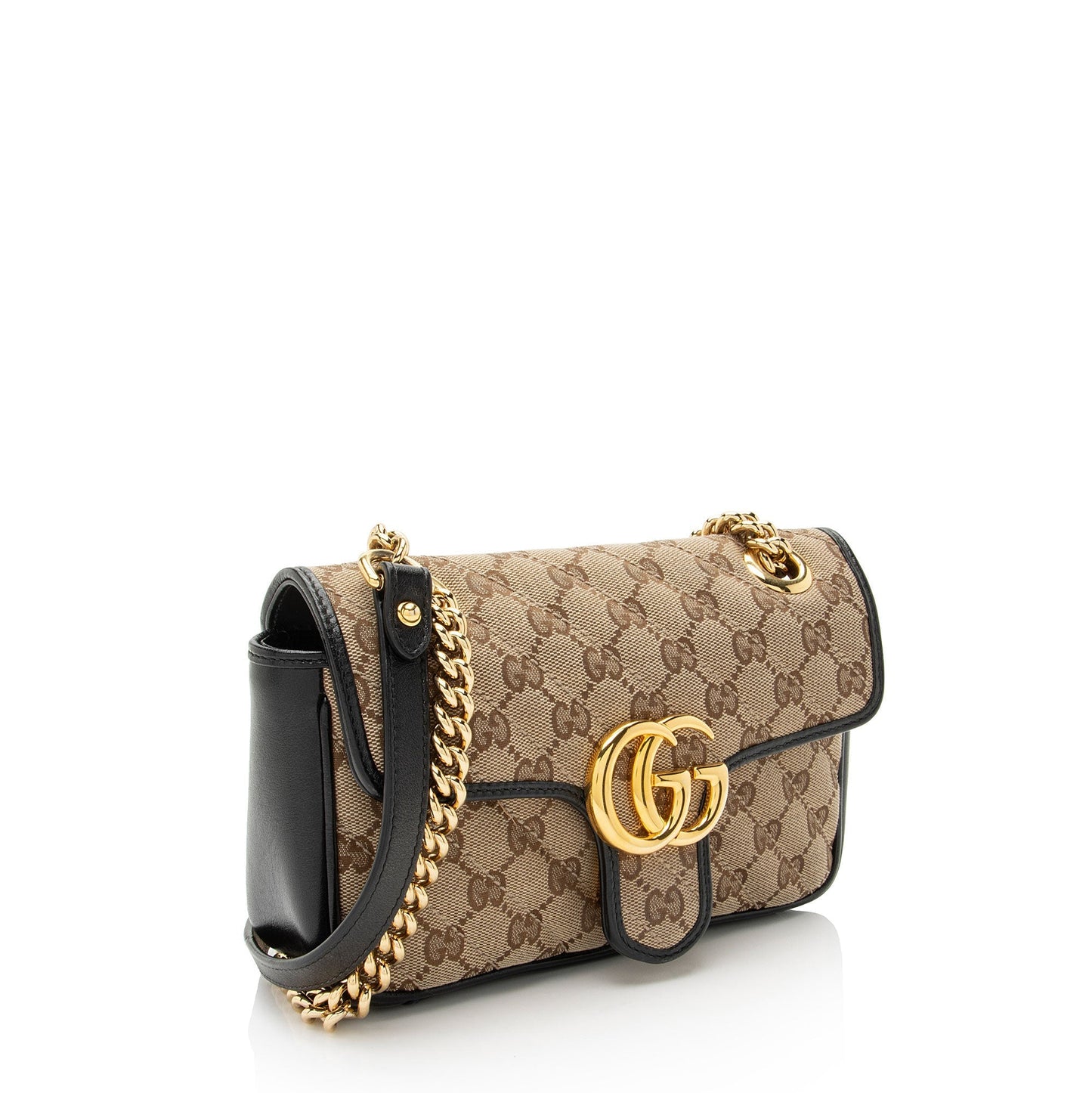 Gucci GG Canvas GG Marmont Small Flap Bag