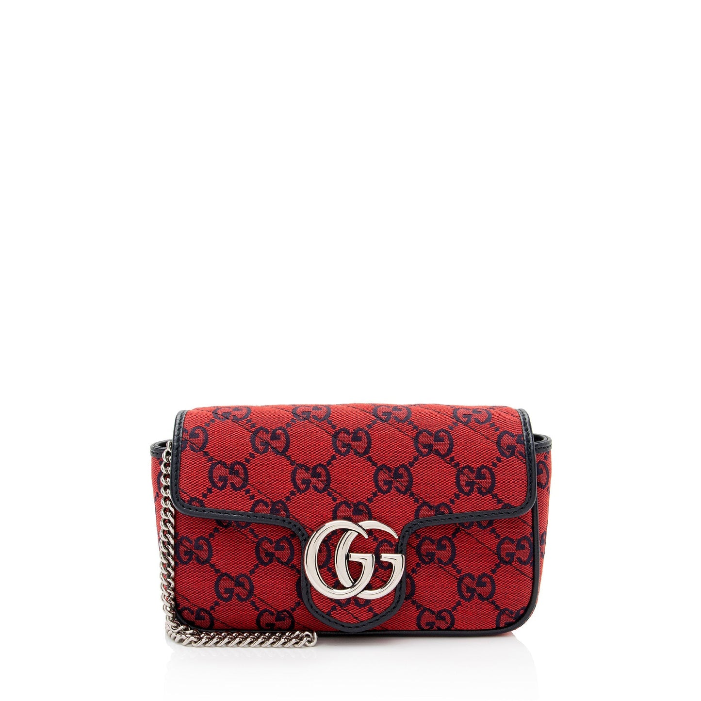 Gucci GG Canvas GG Marmont Super Mini Flap Bag