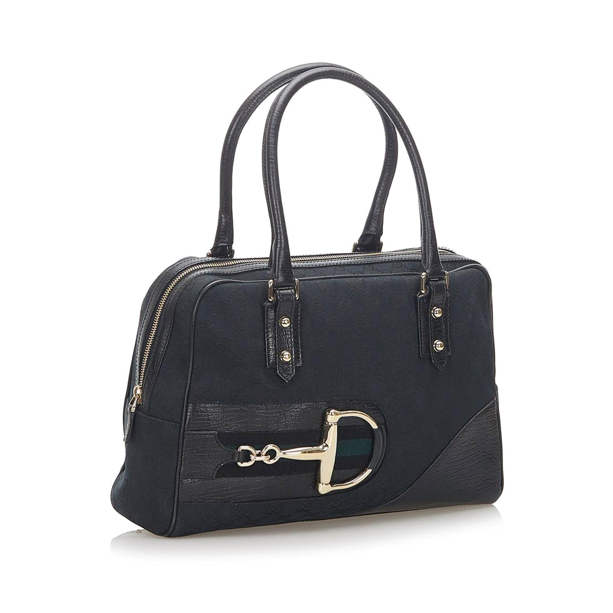 G*G GG Canvas Hasler Handbag (SHG-18988)