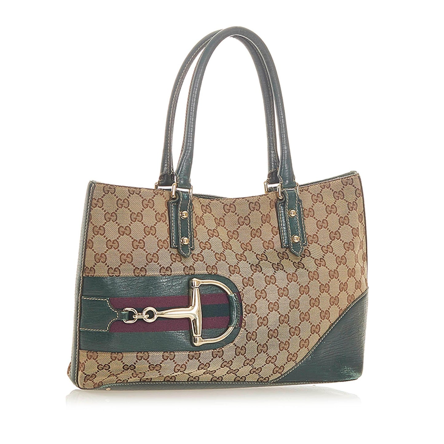 Gucci GG Canvas Hasler Tote Bag (SHG-19679)