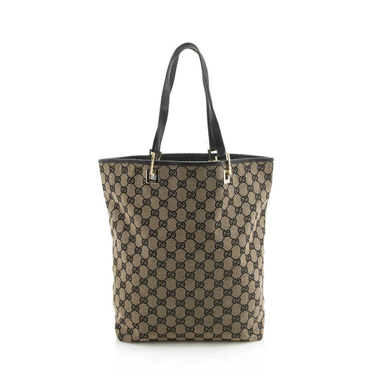 Gucci GG Canvas Large Bucket Tote (SHF-12078)