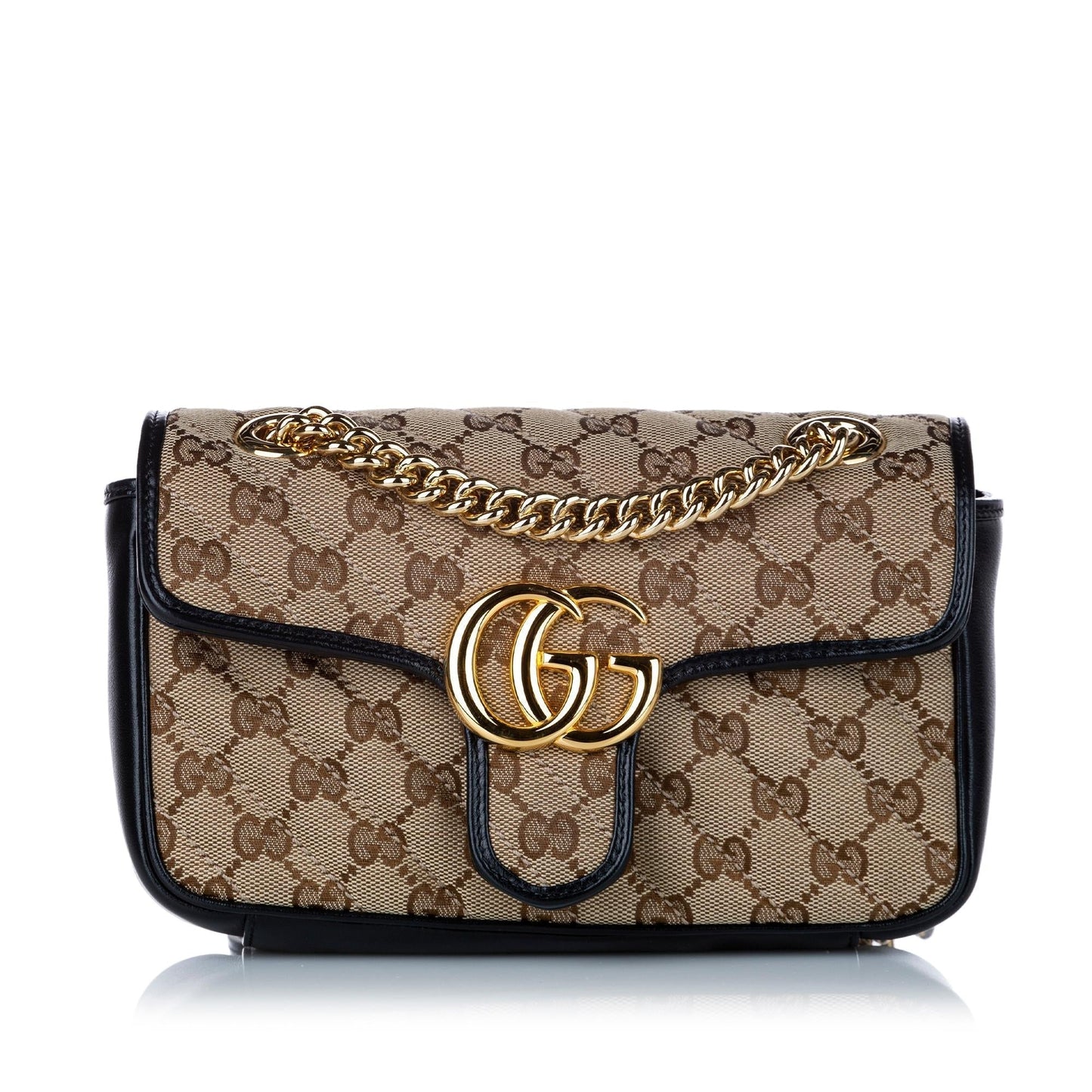 Gucci GG Canvas Marmont Crossbody Bag