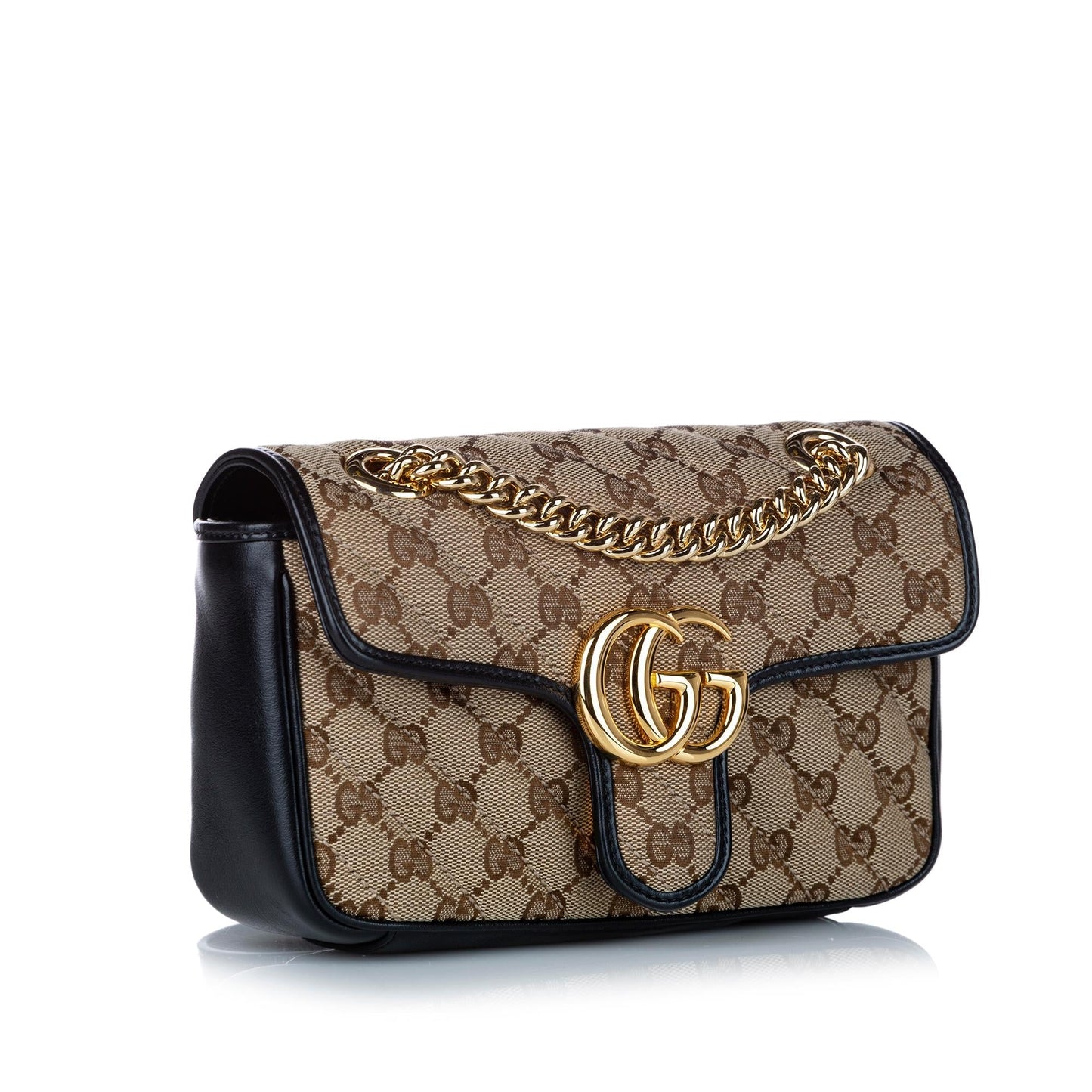 Gucci GG Canvas Marmont Crossbody Bag