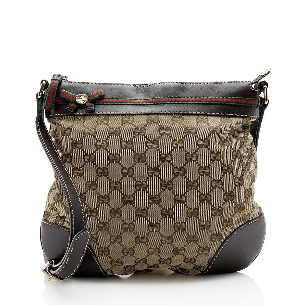 G*G GG Canvas Mayfair Messenger Bag - FINAL SALE (SHF-14519)
