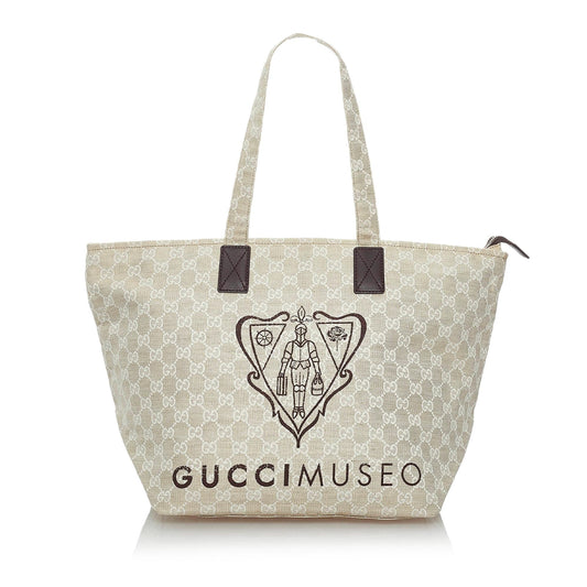 Gucci GG Canvas Museo Tote Bag