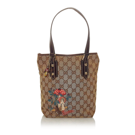 Gucci GG Canvas Mushrooms Tote Bag