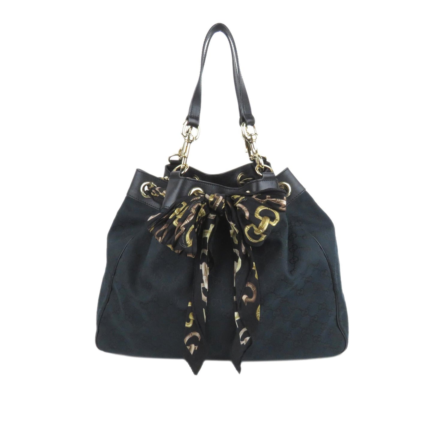 Gucci GG Canvas Positano Scarf Tote (SHG-10070)