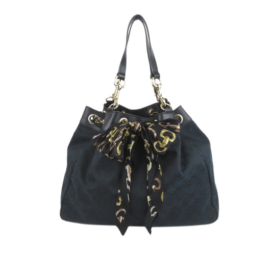 Gucci GG Canvas Positano Scarf Tote (SHG-10070)