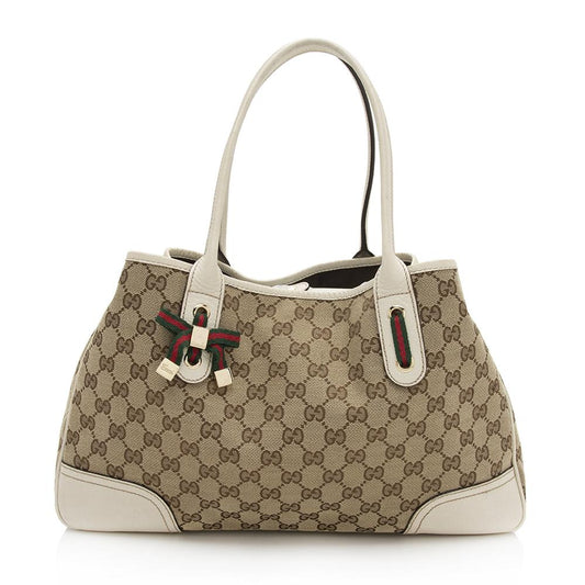 Gucci GG Canvas Princy Medium Tote (SHF-12164)