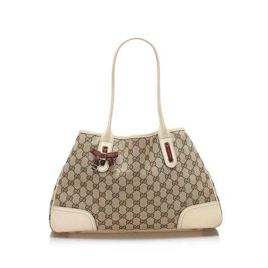 Gucci GG Canvas Princy Tote Bag (SHG-11690)