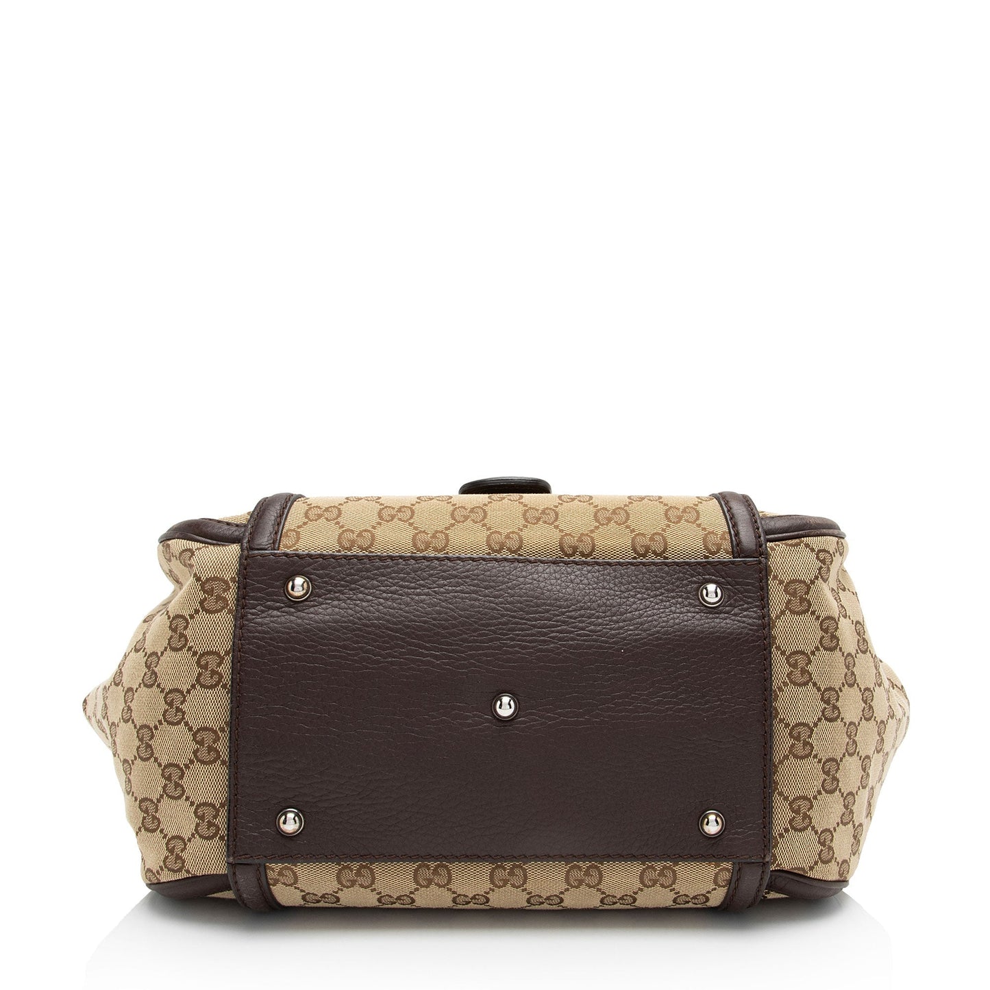 Gucci GG Canvas Techno Horsebit Top Handle (SHF-M1IDuu)