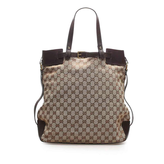 Gucci GG Canvas Tote Bag (SHG-15361)