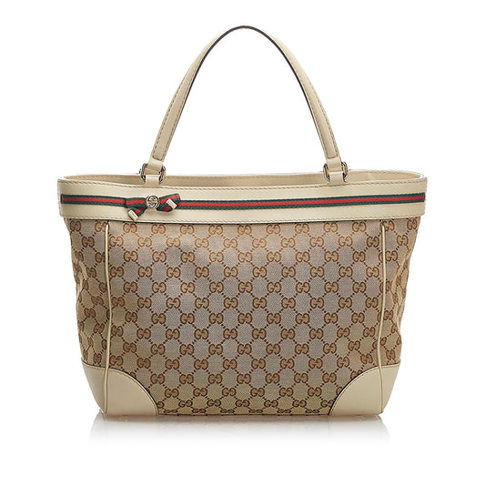 Gucci GG Canvas Tote Bag (SHG-18758)