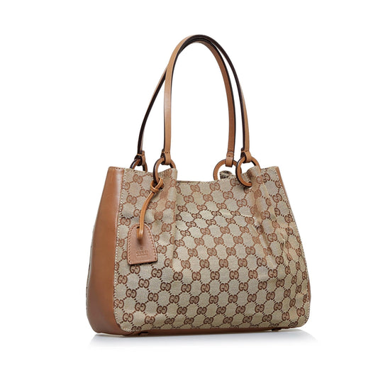 Gucci GG Canvas Tote Bag (SHG-8eli4C)