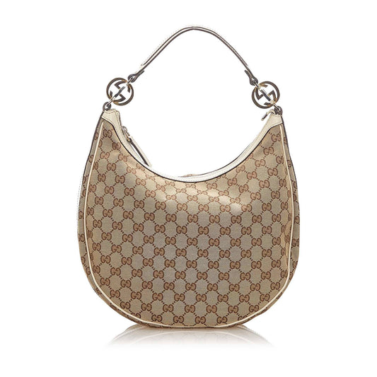 G*G GG Canvas Twins Shoulder Bag (SHG-18547)