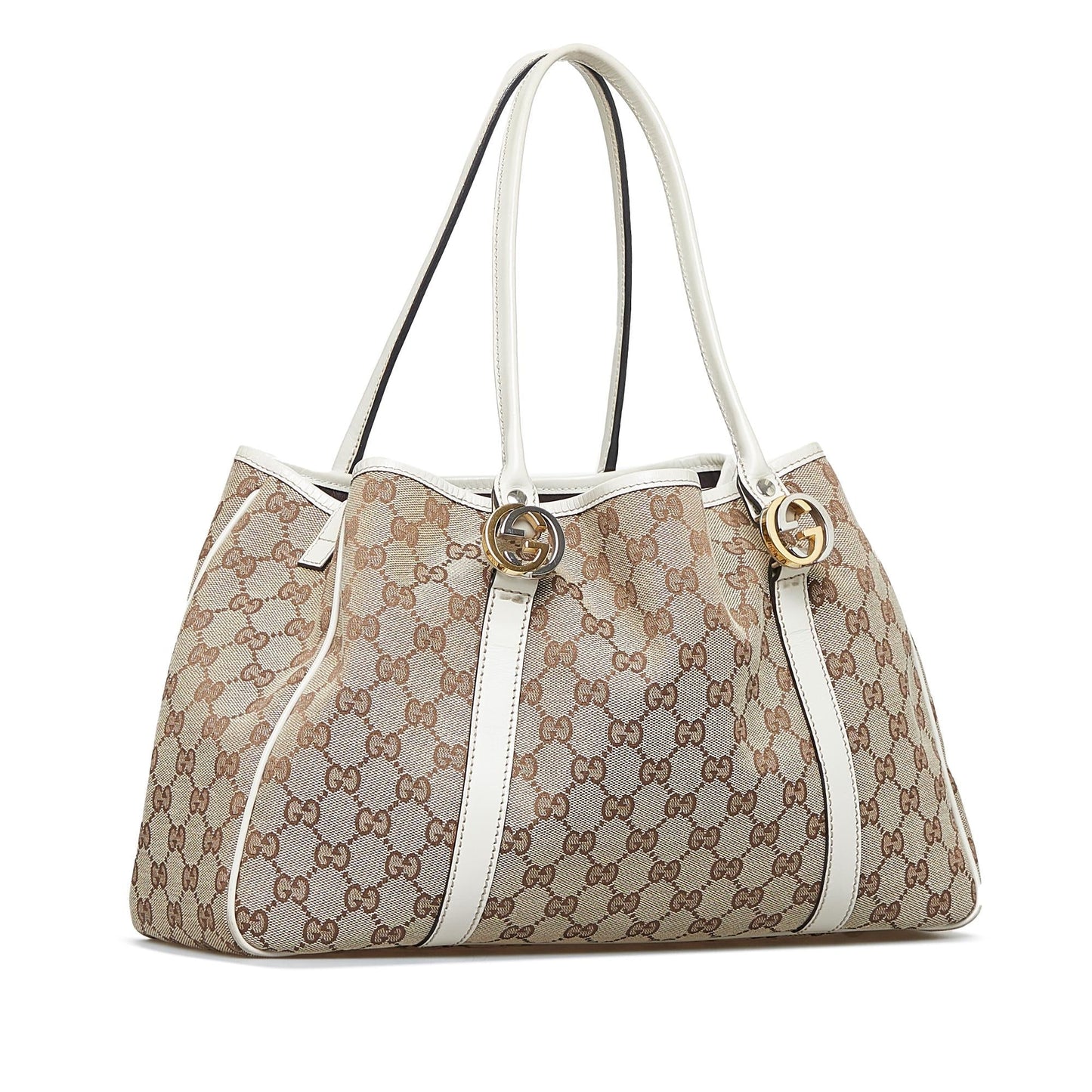 Gucci GG Canvas Twins Tote (SHG-04seb8)