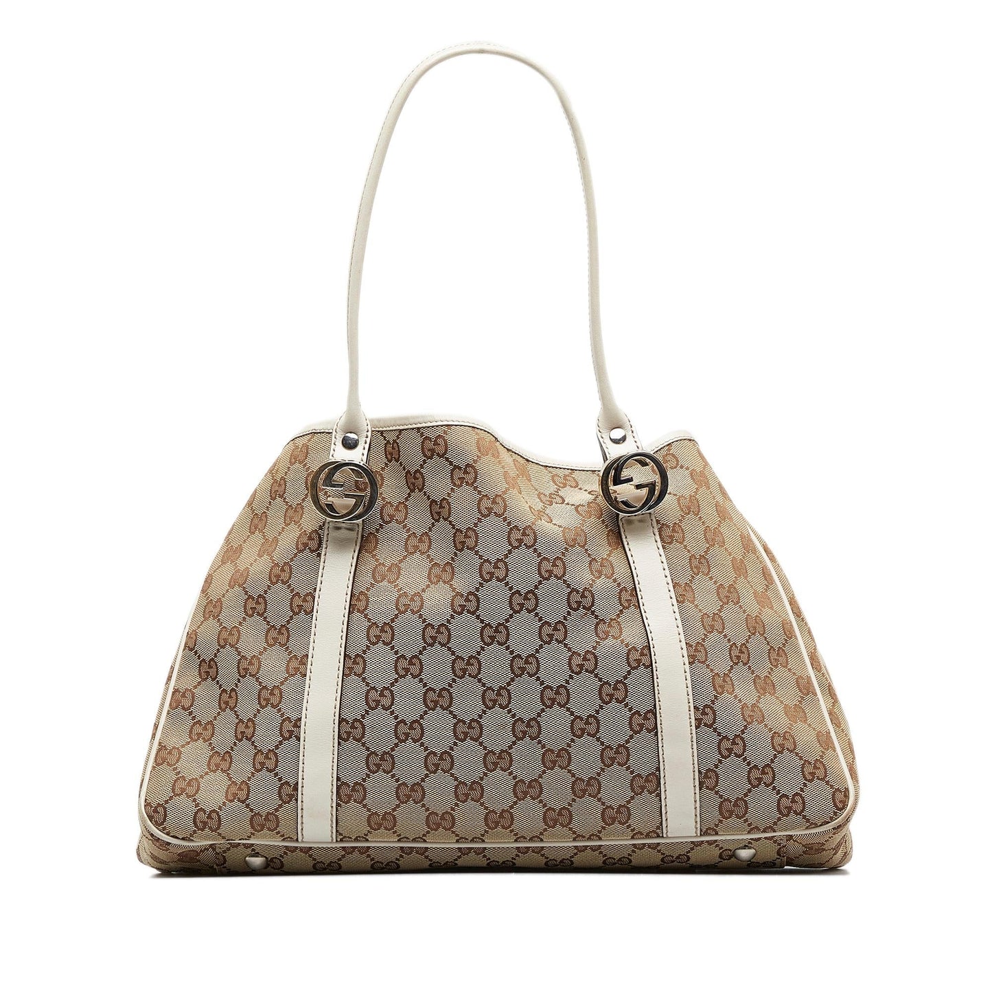 Gucci GG Canvas Twins Tote (SHG-aoHNja)